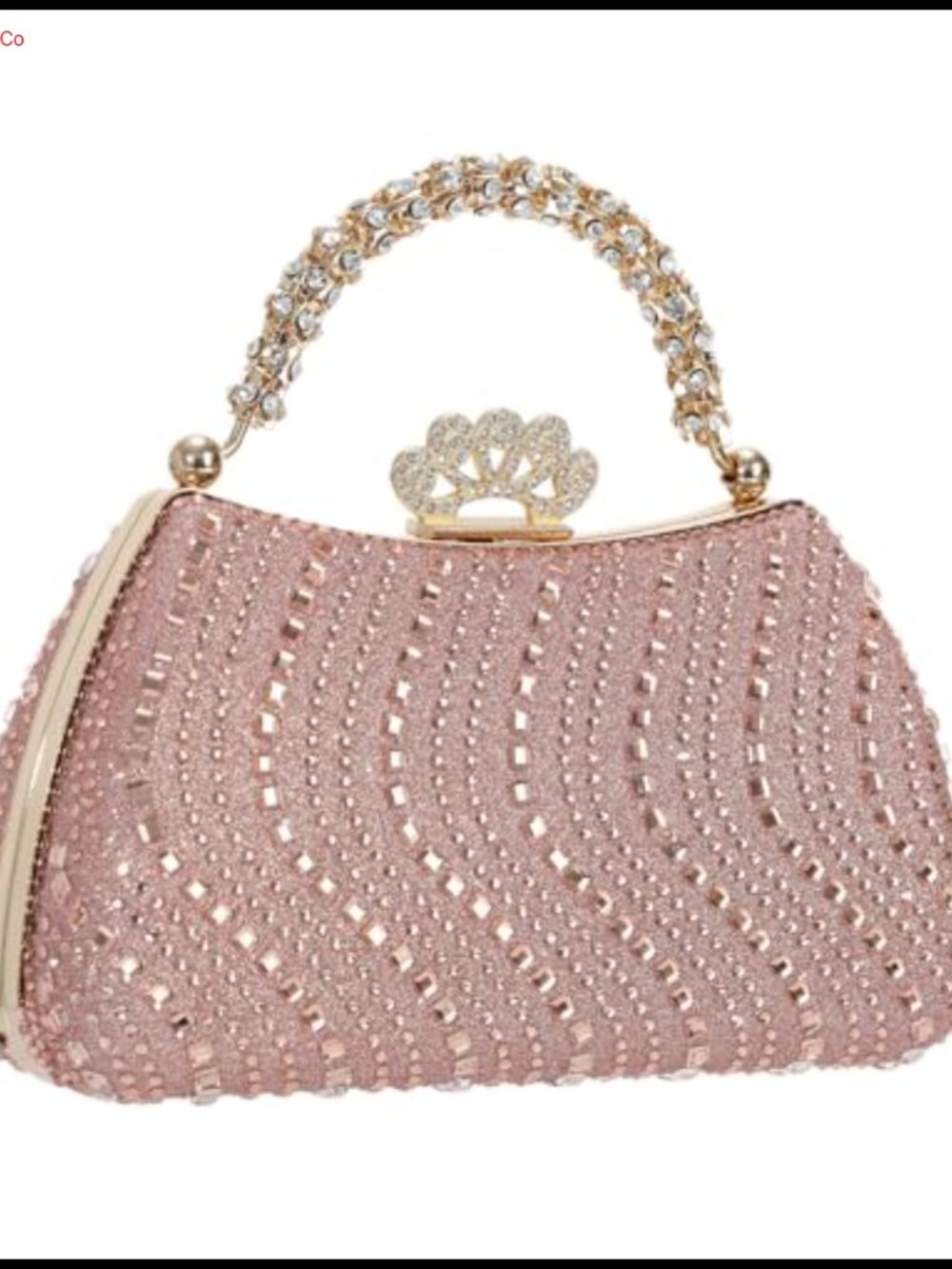 Rhinestone Evening Bag Glitter Clutch Purse Women Sparkly Handbag Chain
